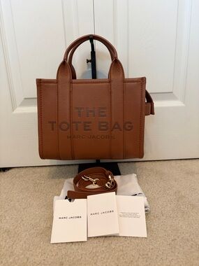 Marc Jacobs Argan Oil Color Small size Tote bag. This is “Authentic “